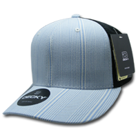 DECKY 6018 6-Panel Mid Profile Structured Plaid Trucker Hat