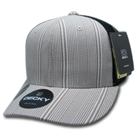 DECKY 6018 6-Panel Mid Profile Structured Plaid Trucker Hat