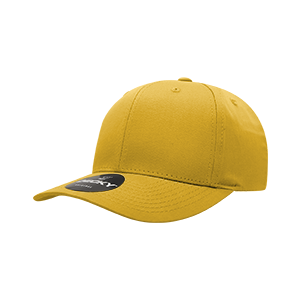 Decky 6022 6-Panel Mid Profile Structured Cotton Blend Cap, Black