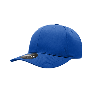 Decky 6022 6-Panel Mid Profile Structured Cotton Blend Cap, Black