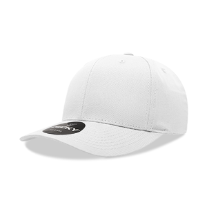 Decky 6022 6-Panel Mid Profile Structured Cotton Blend Cap, Black