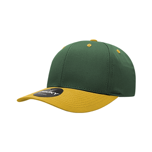 Decky 6022 6-Panel Mid Profile Structured Cotton Blend Cap, Black