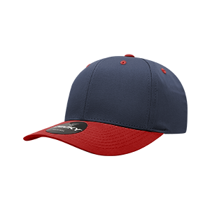 Decky 6022 6-Panel Mid Profile Structured Cotton Blend Cap, Black