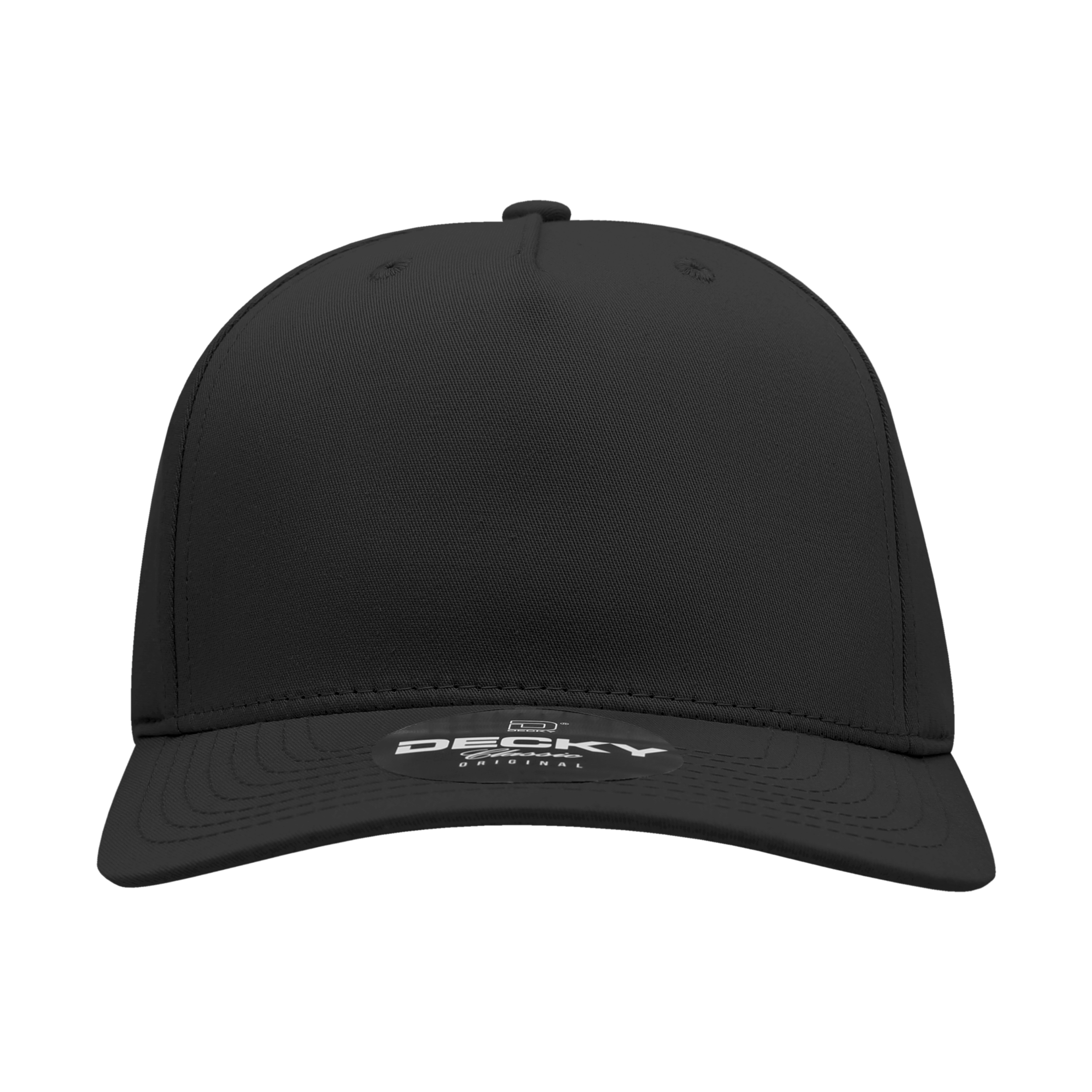 Decky 6024 5-Panel Mid Profile Structured Cotton Blend Cap