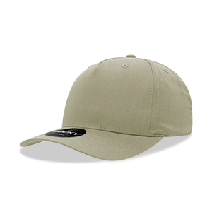 Decky 6024 5-Panel Mid Profile Structured Cotton Blend Cap