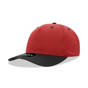 Decky 6024 5-Panel Mid Profile Structured Cotton Blend Cap
