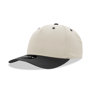 Decky 6024 5-Panel Mid Profile Structured Cotton Blend Cap