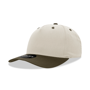 Decky 6024 5-Panel Mid Profile Structured Cotton Blend Cap