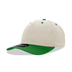 Decky 6024 5-Panel Mid Profile Structured Cotton Blend Cap