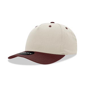 Decky 6024 5-Panel Mid Profile Structured Cotton Blend Cap