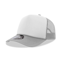 DECKY CLASSIC 6025 Mid Profile 5-Panel Foam Trucker Hat, Black | 6025-1BLK