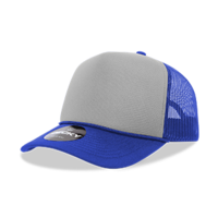 DECKY CLASSIC 6025 Mid Profile 5-Panel Foam Trucker Hat, Black | 6025-1BLK