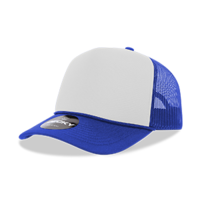 DECKY CLASSIC 6025 Mid Profile 5-Panel Foam Trucker Hat, Black | 6025-1BLK