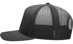 Decky 6030 5-Panel Mid Profile Structured Cotton Blend Trucker Hat
