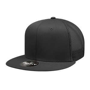 Decky 6033 6-Panel High Profile Structured Cotton Blend Trucker Hat
