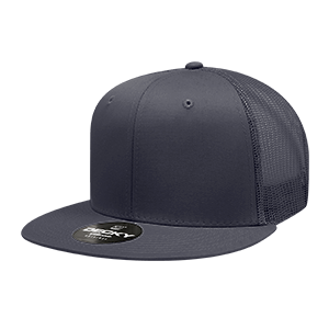 Decky 6033 6-Panel High Profile Structured Cotton Blend Trucker Hat
