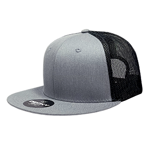 Decky 6033 6-Panel High Profile Structured Cotton Blend Trucker Hat