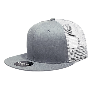 Decky 6033 6-Panel High Profile Structured Cotton Blend Trucker Hat