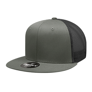 Decky 6033 6-Panel High Profile Structured Cotton Blend Trucker Hat
