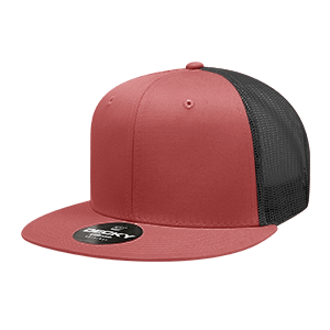 Decky 6033 6-Panel High Profile Structured Cotton Blend Trucker Hat