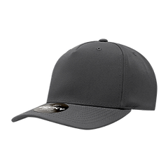 Decky 6038 Classic 5-Panel Mid Profile Structured Polyester Cap, Plastic Snapback