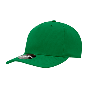 Decky 6038 Classic 5-Panel Mid Profile Structured Polyester Cap, Plastic Snapback