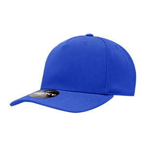 Decky 6038 Classic 5-Panel Mid Profile Structured Polyester Cap, Plastic Snapback