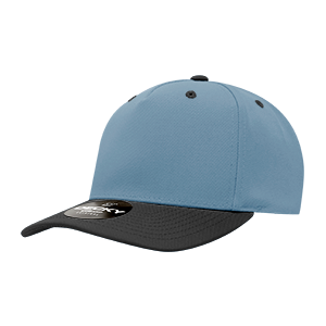 Decky 6038 Classic 5-Panel Mid Profile Structured Polyester Cap, Plastic Snapback