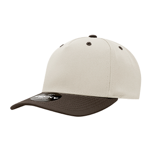 Decky 6038 Classic 5-Panel Mid Profile Structured Polyester Cap, Plastic Snapback