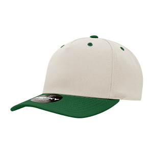 Decky 6038 Classic 5-Panel Mid Profile Structured Polyester Cap, Plastic Snapback