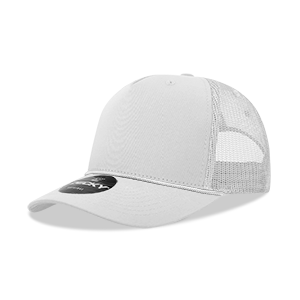 Decky 6040 5-Panel Mid Profile Structured Cotton/Poly Blend Trucker Hat w/Rope