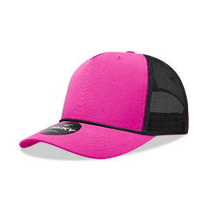 Decky 6040 5-Panel Mid Profile Structured Cotton/Poly Blend Trucker Hat w/Rope
