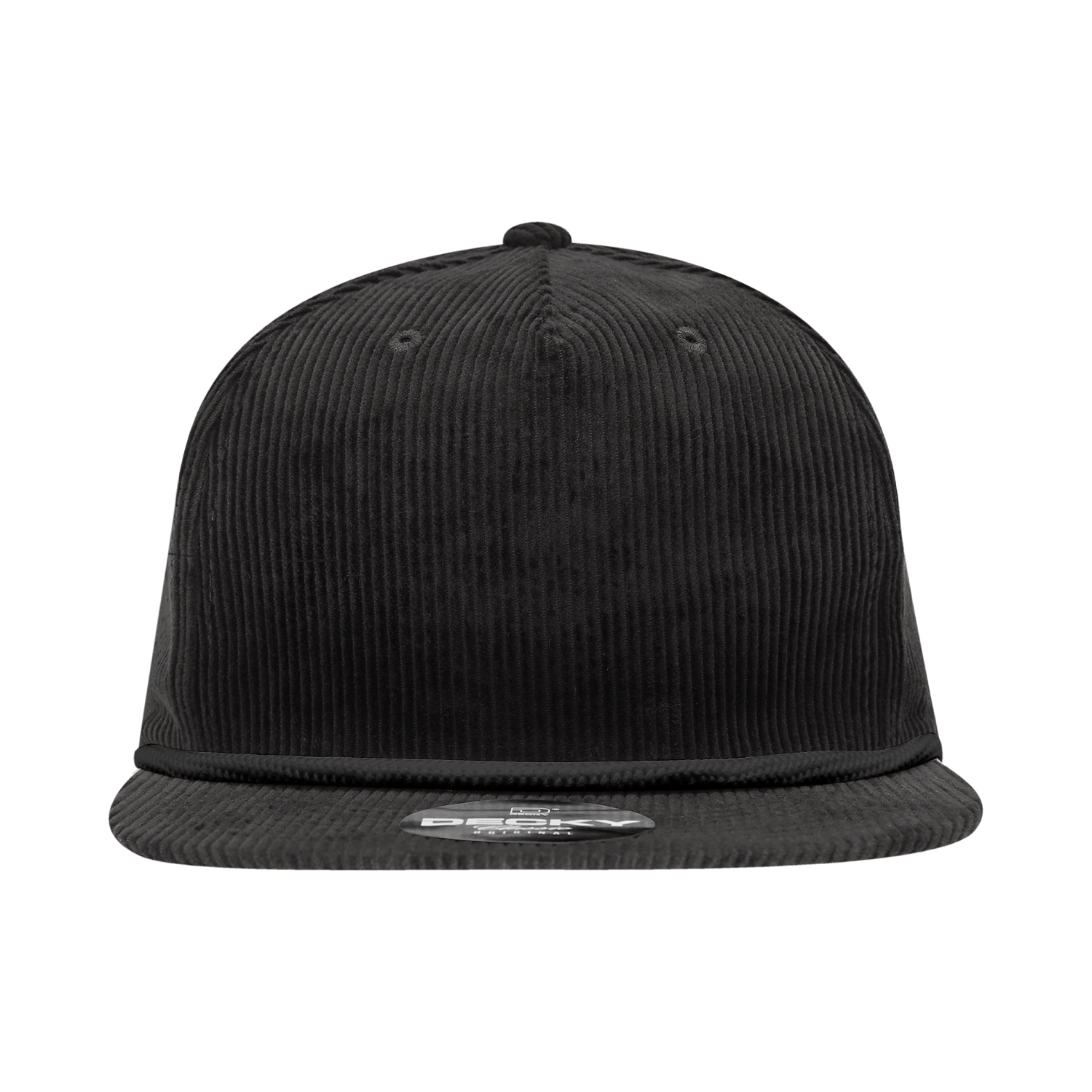 DECKY 6043 5-Panel High Profile Corduroy Rope Hat