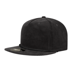 DECKY 6043 5-Panel High Profile Corduroy Rope Hat