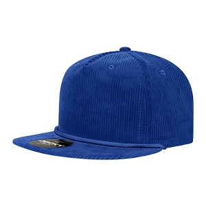 DECKY 6043 5-Panel High Profile Corduroy Rope Hat