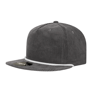 DECKY 6043 5-Panel High Profile Corduroy Rope Hat