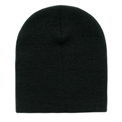 DECKY 614 Short Acrylic Beanie, One Size Fits Most | 614-BLK