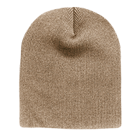 DECKY 614 Short Acrylic Beanie, One Size Fits Most | 614-BLK
