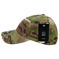 DECKY 6300 Relaxed Multicam Low Profile Ripstop Cap | 6300-MC