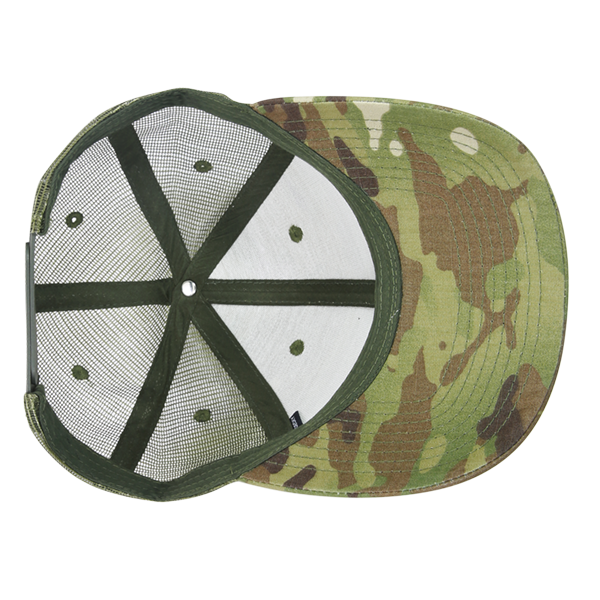 Decky 6306 Multicam Structured Low Crown Trucker Hat, Mtc/Mtc/Olive