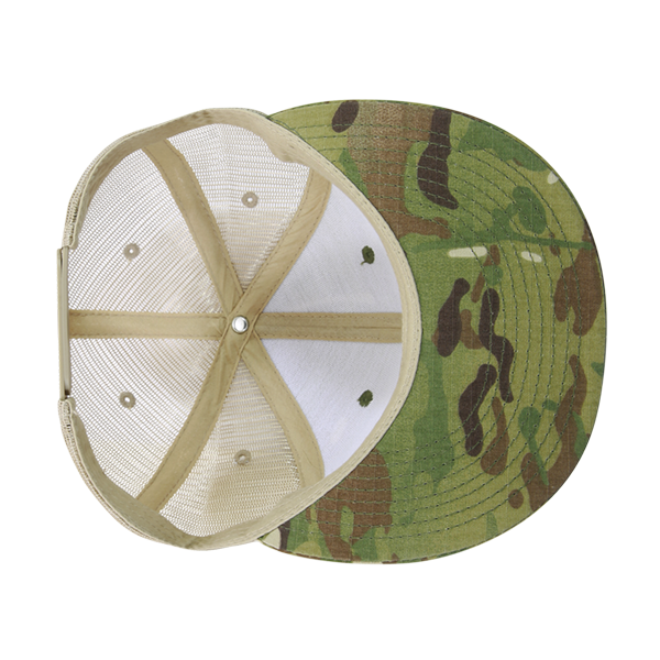 DECKY 6307 Multicam High Crown Trucker Hat, Mtc/Mtc/Khaki