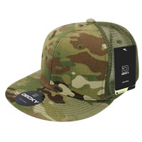 DECKY 6307 Multicam High Crown Trucker Hat