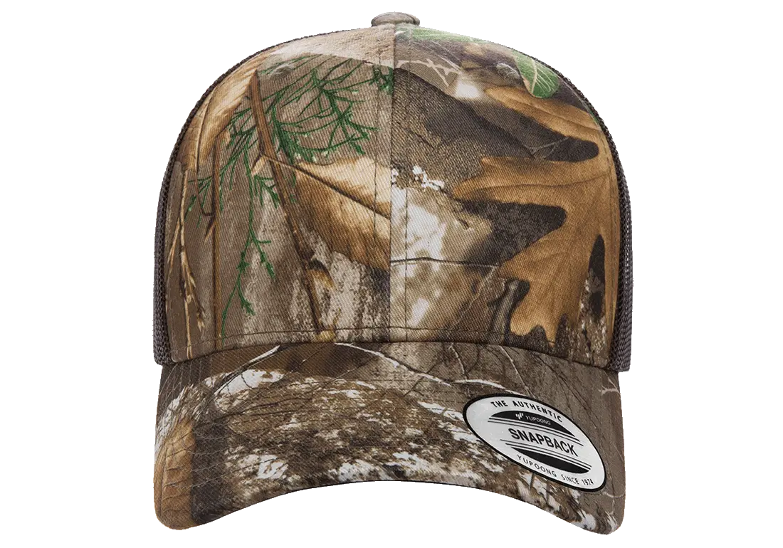 YP Classics Realtree Camo Retro Trucker Cap