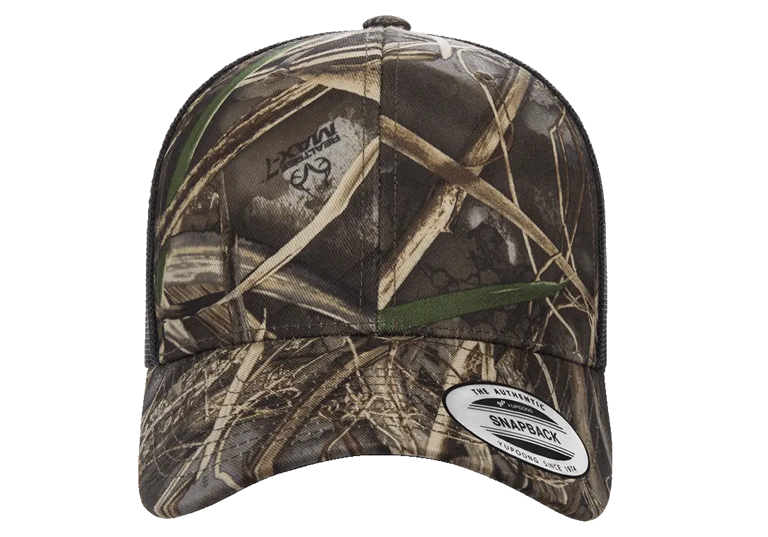 YP Classics Realtree Camo Retro Trucker Cap