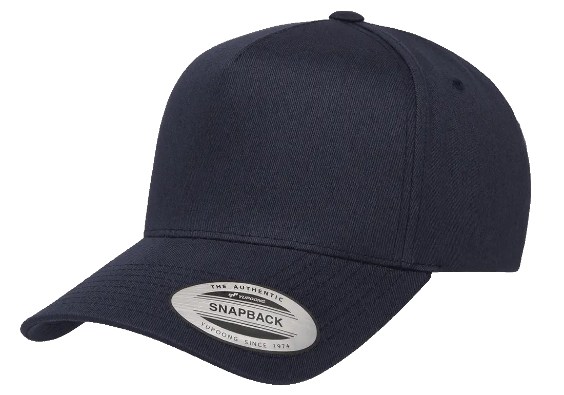 YP Classics Retro Cotton Blend 5-Panel Snapback Cap