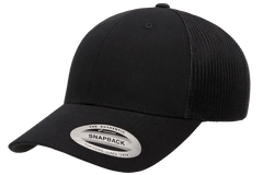 YP Classics Low Profile Trucker Cap Flex Fit House 6601-BK-ONE