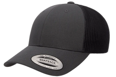 YP Classics Low Profile Trucker Cap Flex Fit House 6601-BK-ONE