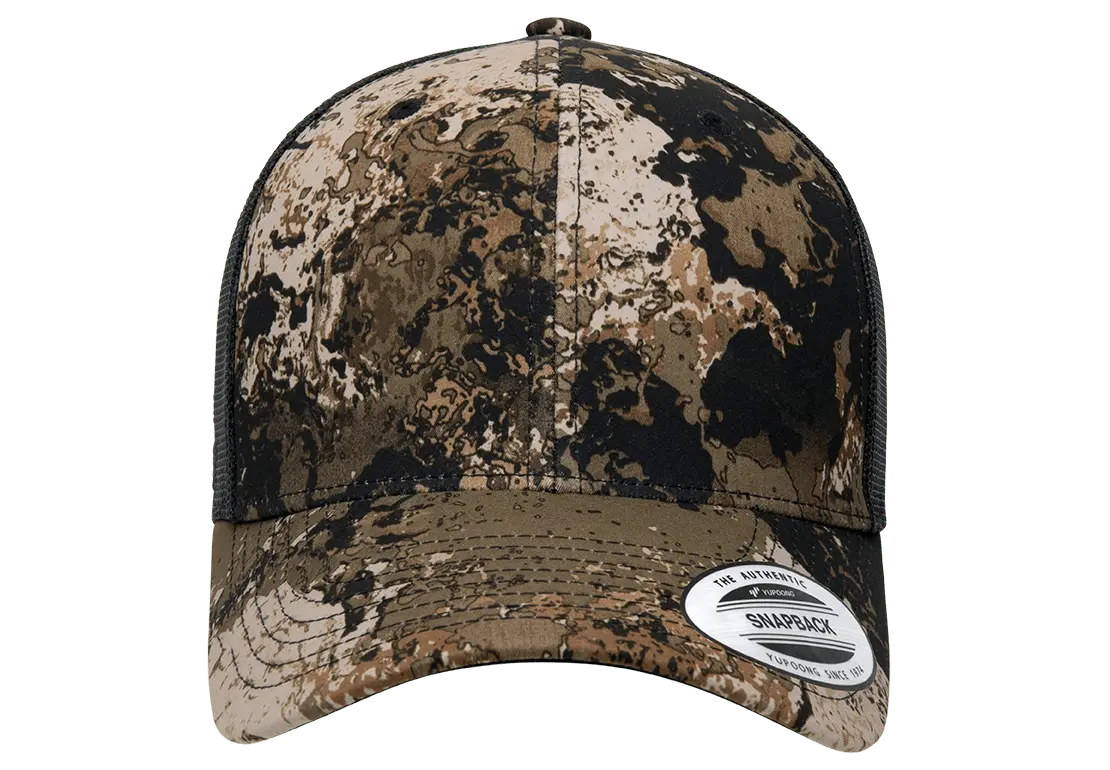 YP Classics Veil Camo Retro Trucker Cap | 6606VC-PD-ONE