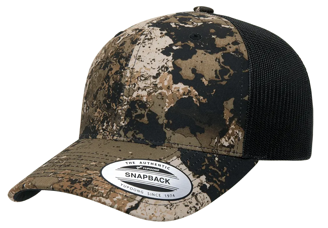 YP Classics Veil Camo Retro Trucker Cap | 6606VC-PD-ONE