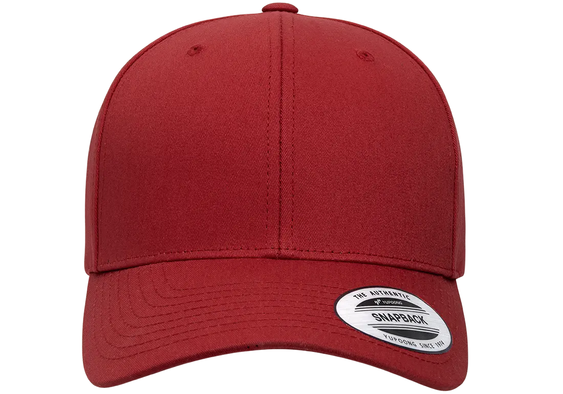YP Classics Retro Cotton Twill Snapback Cap